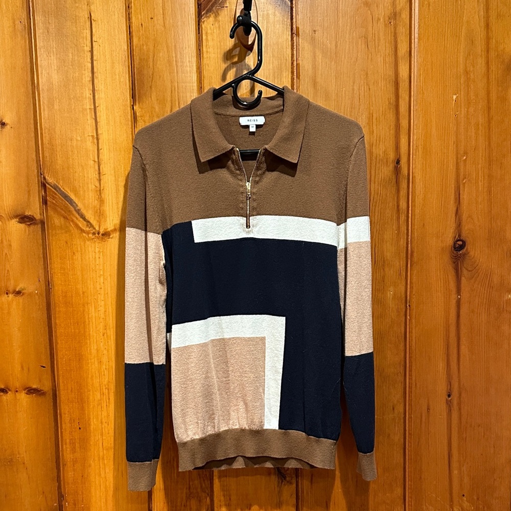 Reiss Women’s 1/4 Zip Sweater Size M